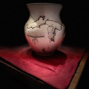 Ceramic Horse Hair Raku Fired